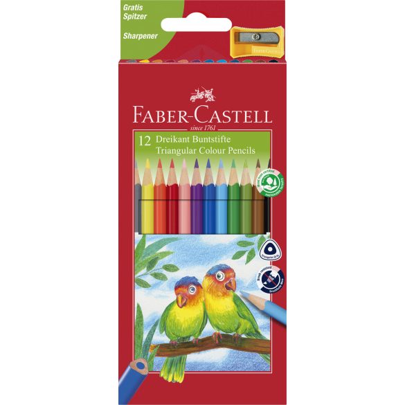 Faber-Castell színesceruza készlet, 12db-os