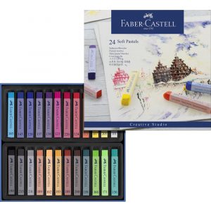 Faber-Castell Creative Studio porpasztell kréta, 24db-os