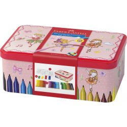   Faber-Castell 33db-os filctoll készlet fém dobozban, ballerina